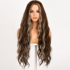 Highlighted Wavy Womens Wigs