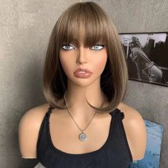 5 Pcs Fashion Short Straight Hair Synthetic Wigs